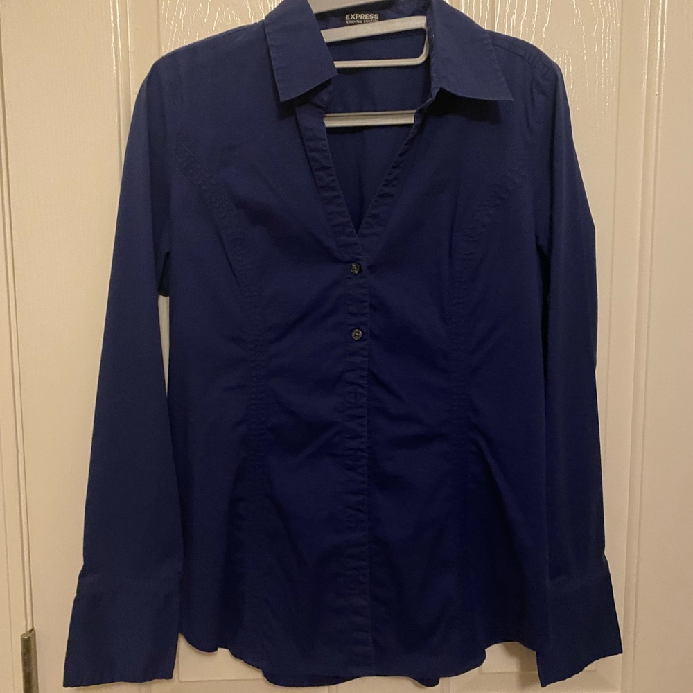Express Blue Dress Shirt